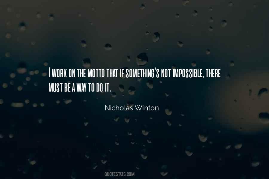 Nicholas Winton Quotes #159462
