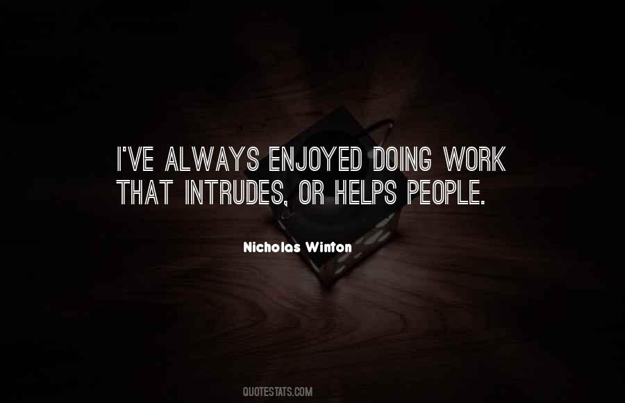 Nicholas Winton Quotes #202828