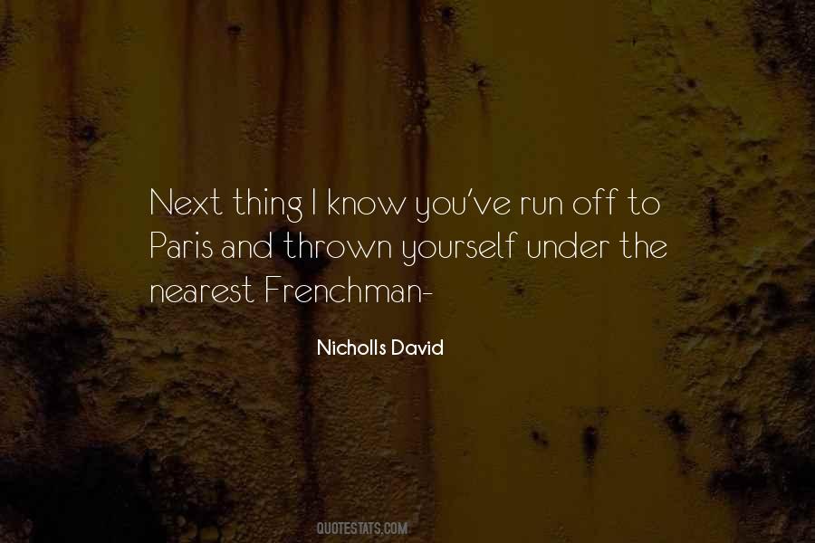 Nicholls David Quotes #706394