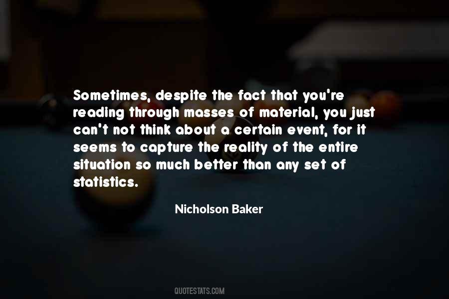 Nicholson Baker Quotes #1097427