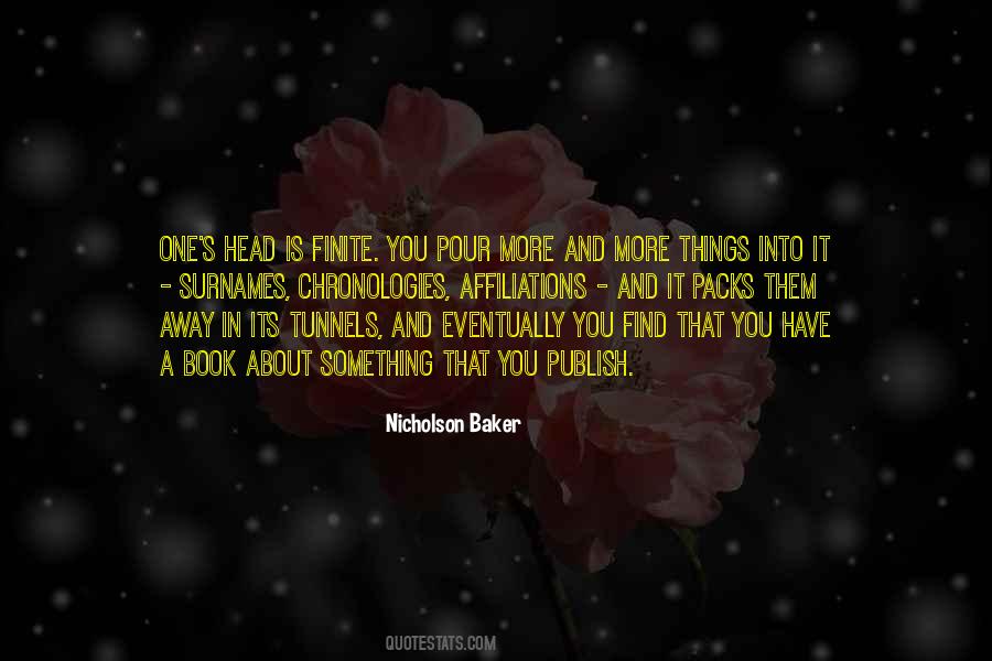 Nicholson Baker Quotes #466034