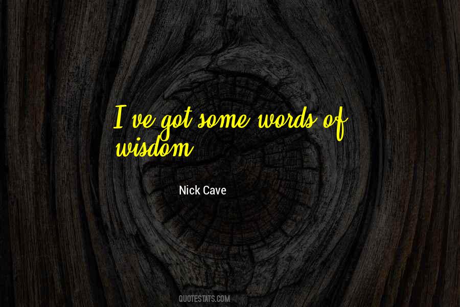 Nick Cave Quotes #583768