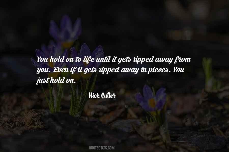 Nick Cutter Quotes #1844891