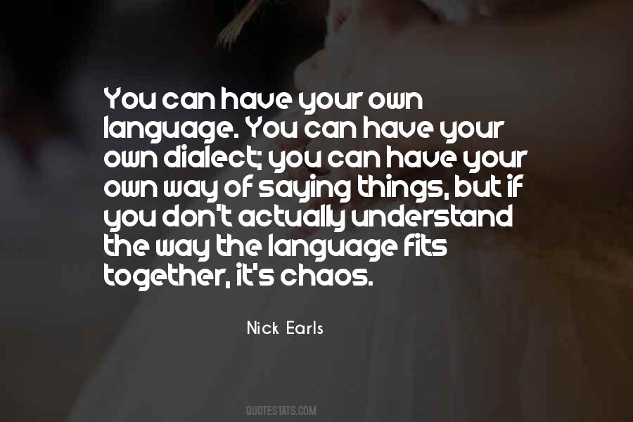 Nick Earls Quotes #28606