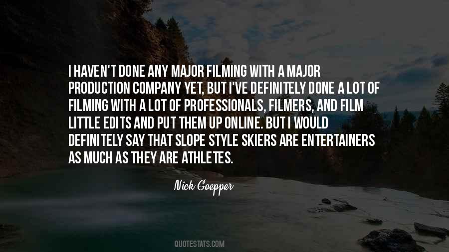 Nick Goepper Quotes #78546