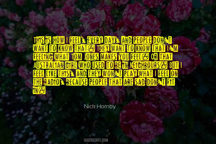 Nick Hornby Quotes #1498967