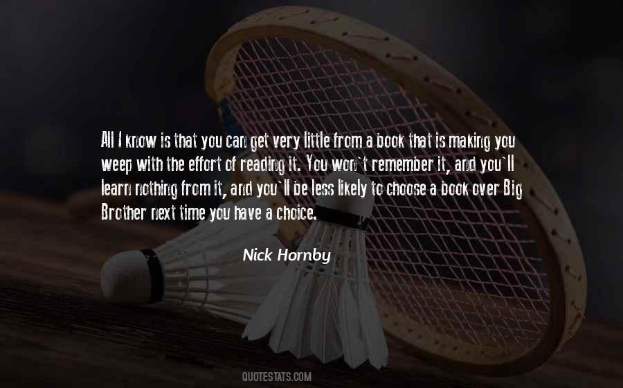 Nick Hornby Quotes #194642