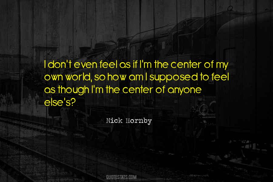 Nick Hornby Quotes #413247