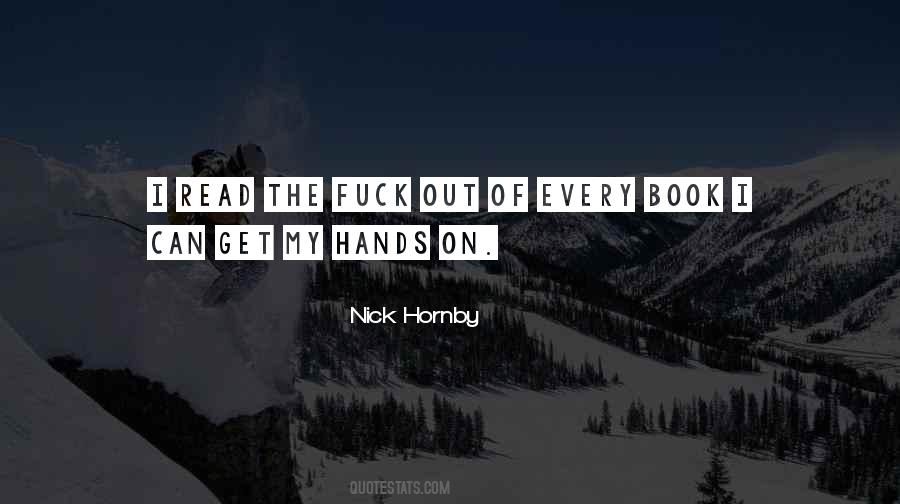 Nick Hornby Quotes #829258