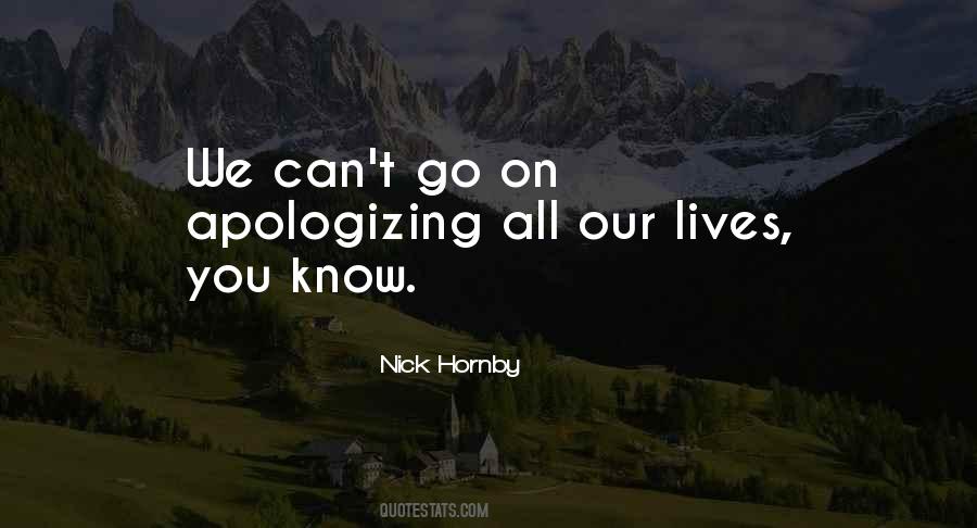 Nick Hornby Quotes #904406