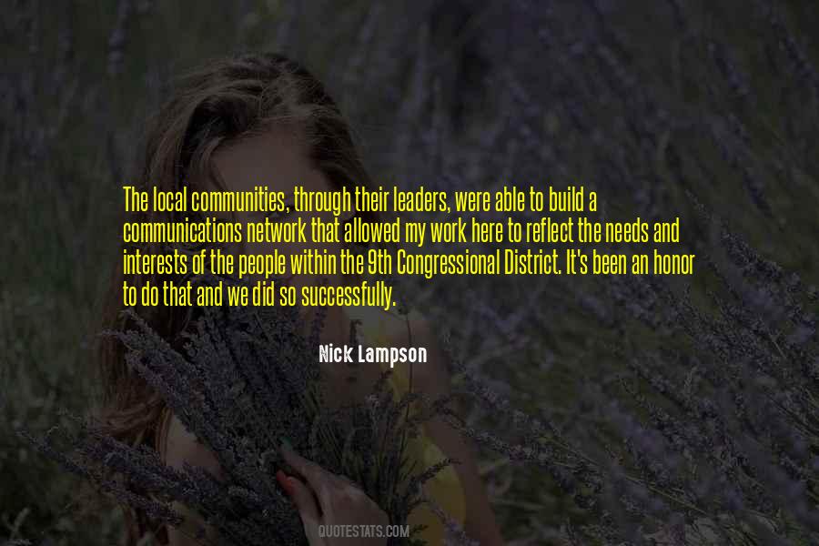 Nick Lampson Quotes #1011874
