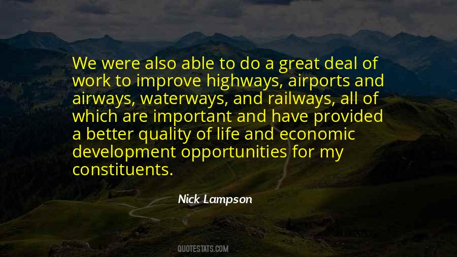 Nick Lampson Quotes #686378