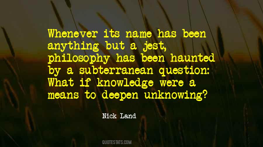 Nick Land Quotes #726915