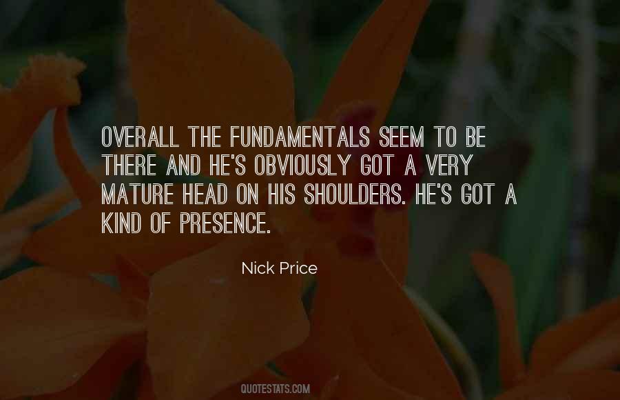 Nick Price Quotes #178507