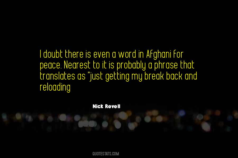 Nick Revell Quotes #1305963