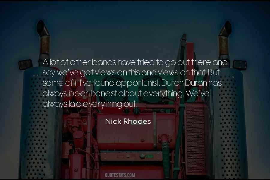 Nick Rhodes Quotes #240995