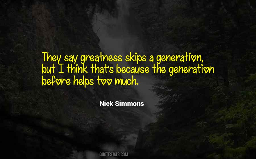 Nick Simmons Quotes #1487296