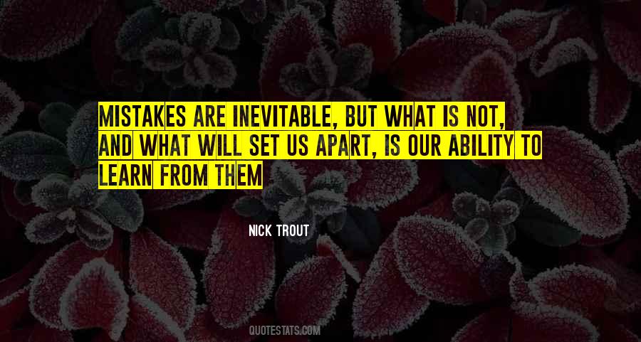 Nick Trout Quotes #900911