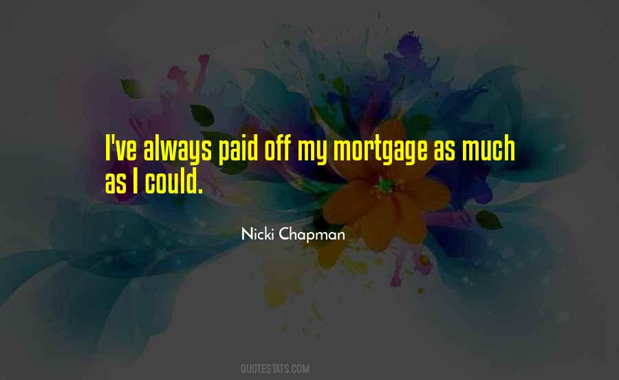Nicki Chapman Quotes #360298