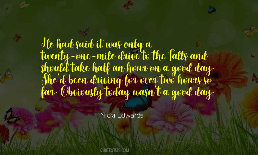 Nicki Edwards Quotes #637611