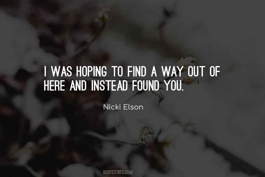 Nicki Elson Quotes #874193