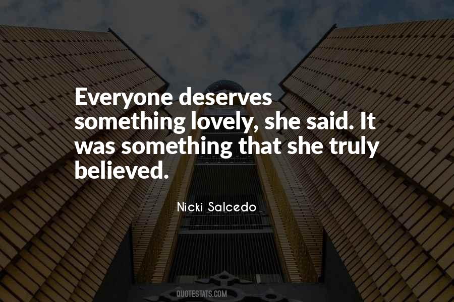 Nicki Salcedo Quotes #362777