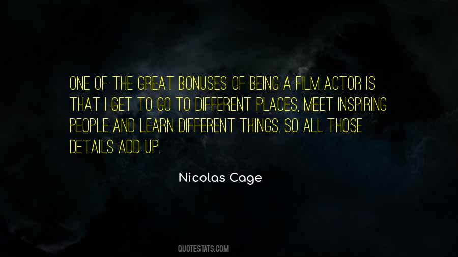 Nicolas Cage Quotes #154528