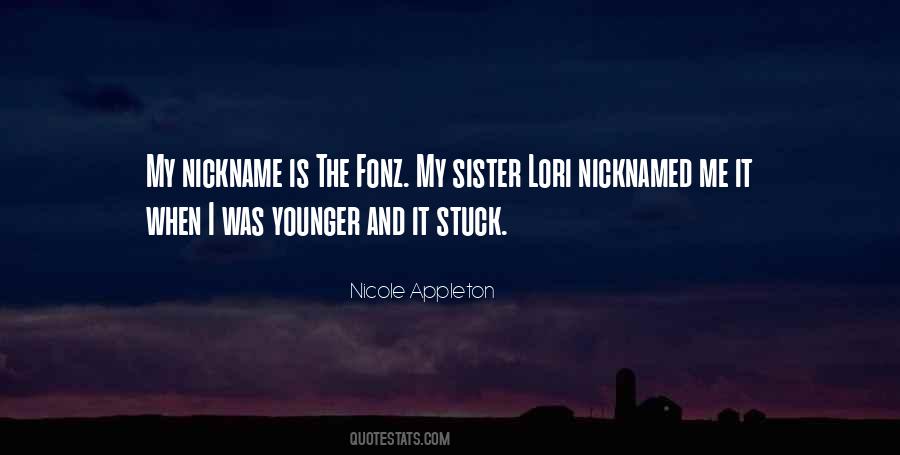 Nicole Appleton Quotes #1426116
