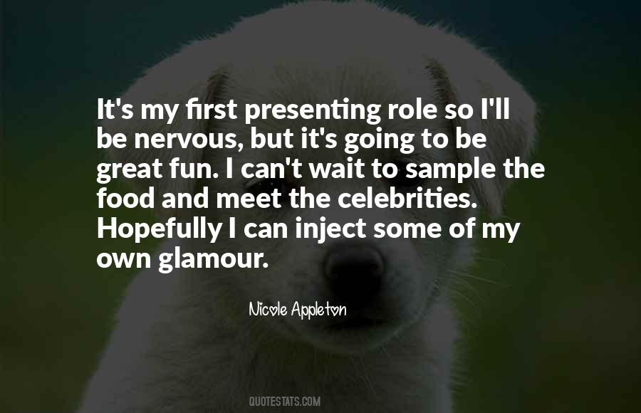 Nicole Appleton Quotes #954430