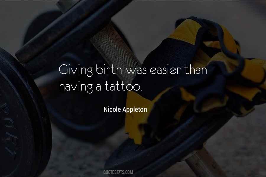 Nicole Appleton Quotes #962816