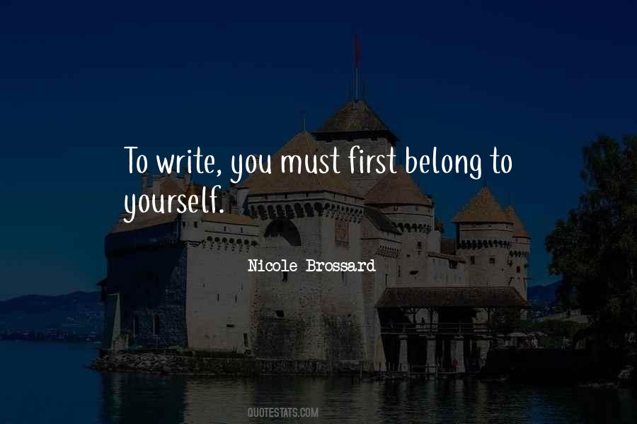 Nicole Brossard Quotes #52868