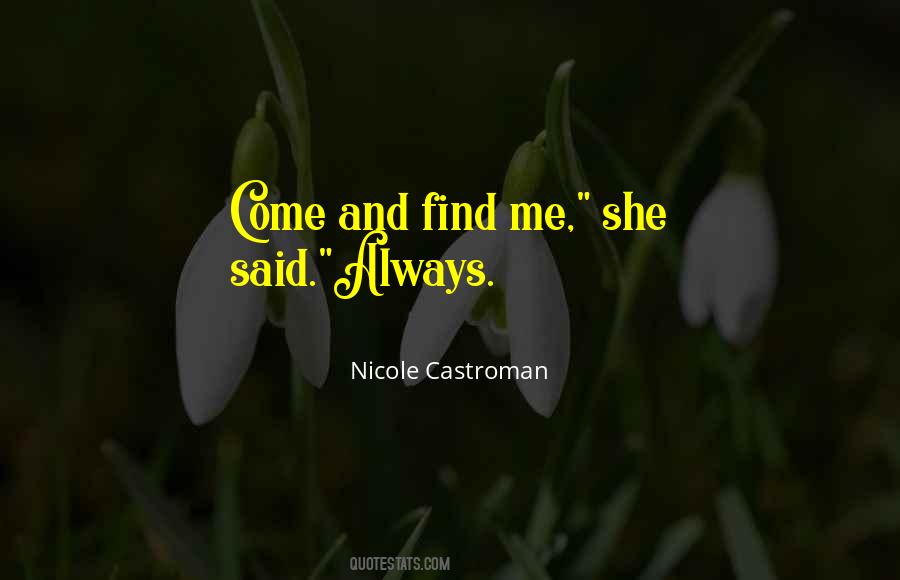 Nicole Castroman Quotes #435858