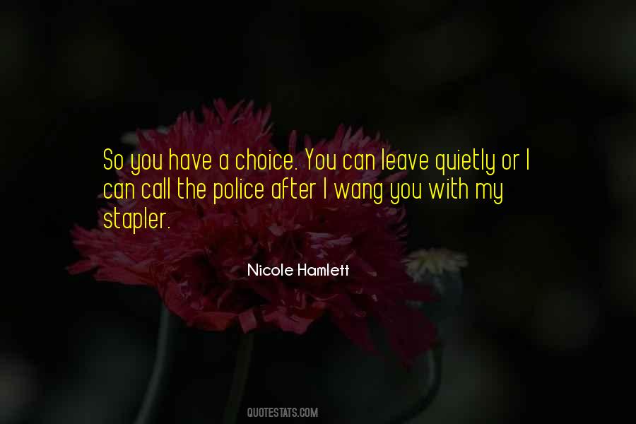 Nicole Hamlett Quotes #1364568