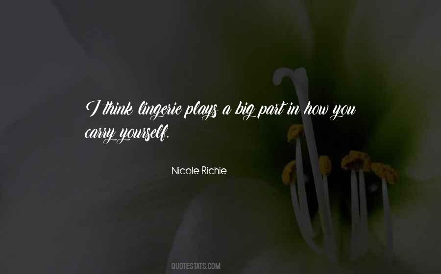 Nicole Richie Quotes #243743