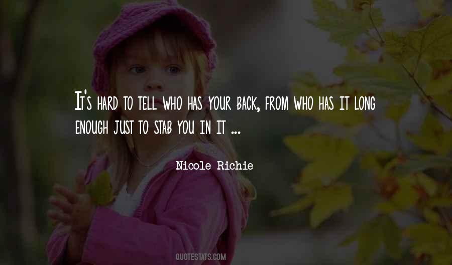 Nicole Richie Quotes #872353