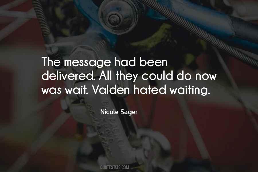 Nicole Sager Quotes #1400713