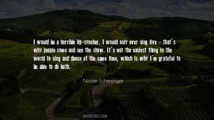 Nicole Scherzinger Quotes #272136