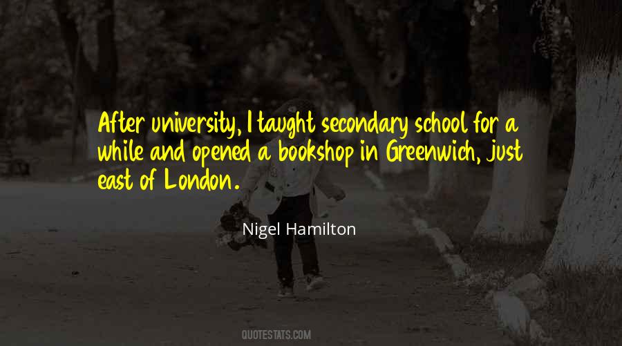 Nigel Hamilton Quotes #499304