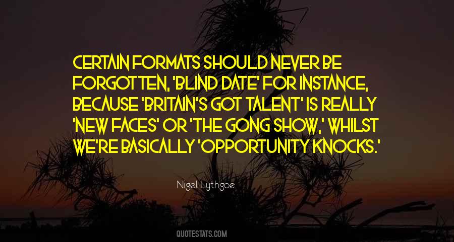 Nigel Lythgoe Quotes #272119