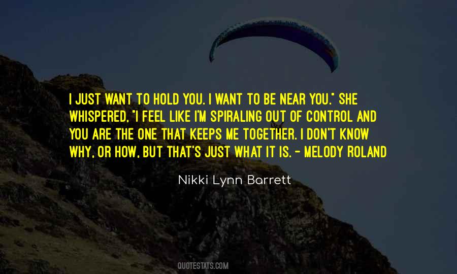 Nikki Lynn Barrett Quotes #1531428