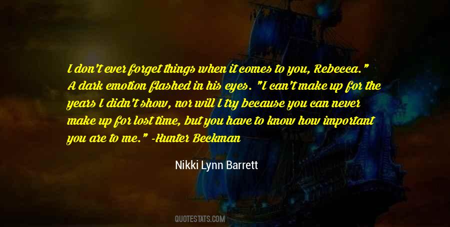 Nikki Lynn Barrett Quotes #1684140