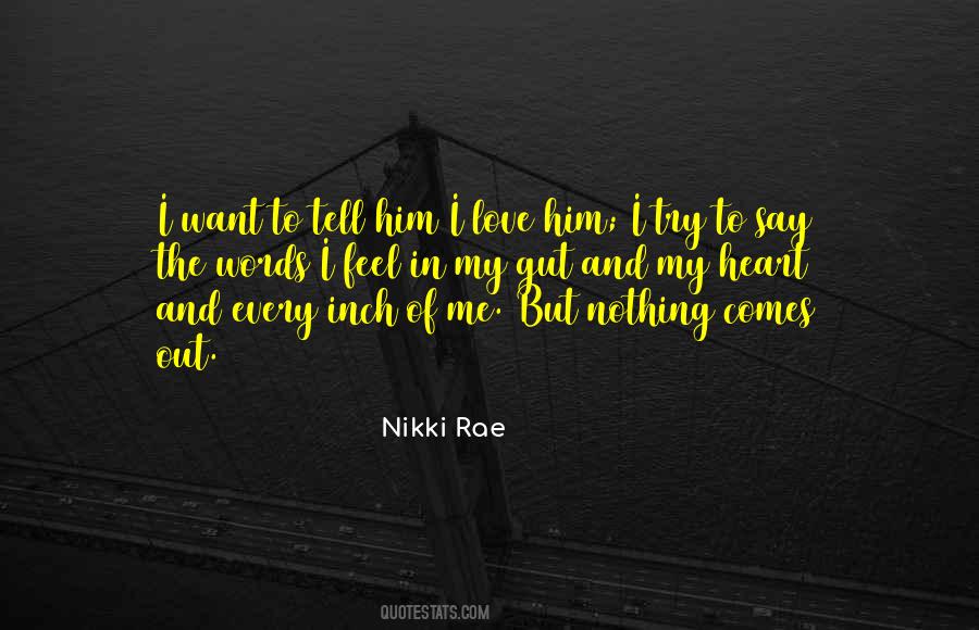 Nikki Rae Quotes #1407396