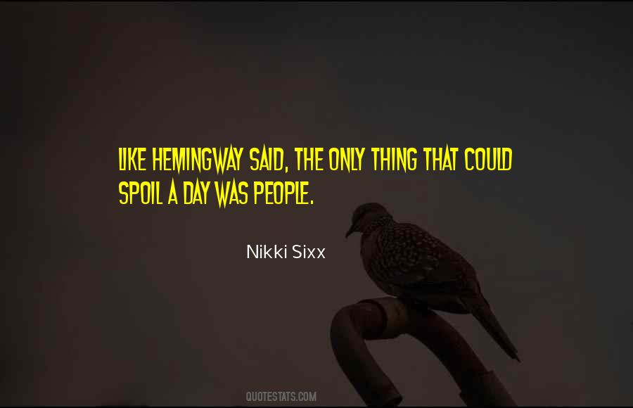 Nikki Sixx Quotes #606592