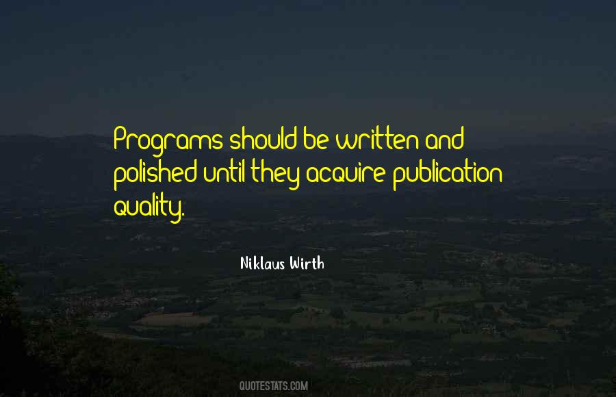 Niklaus Wirth Quotes #669515