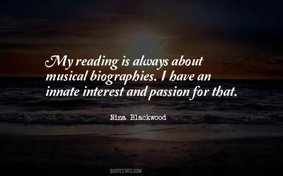 Nina Blackwood Quotes #1079583