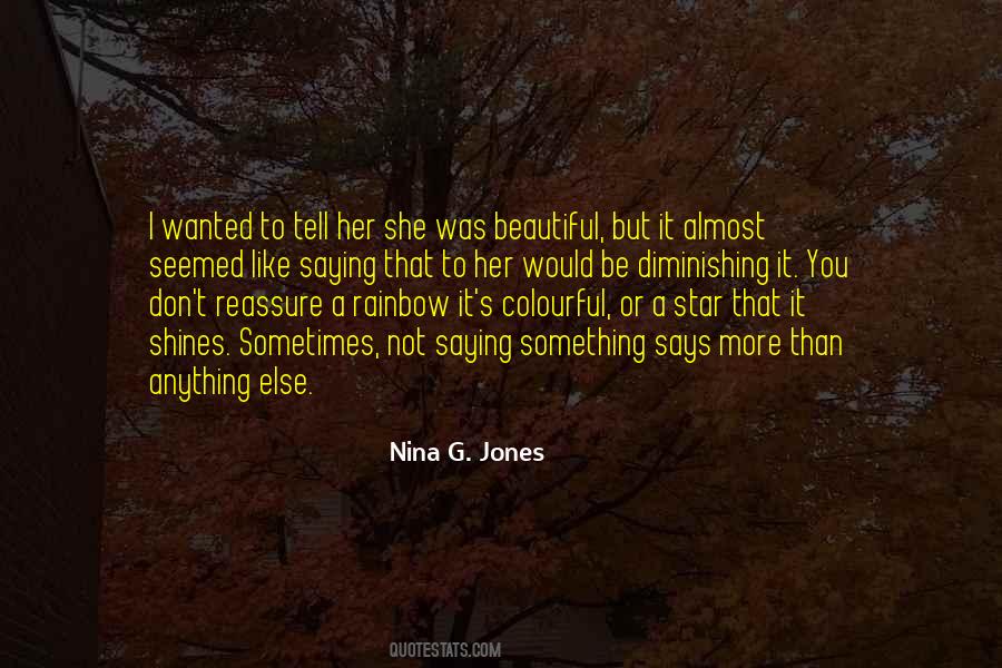 Nina G. Jones Quotes #1214768