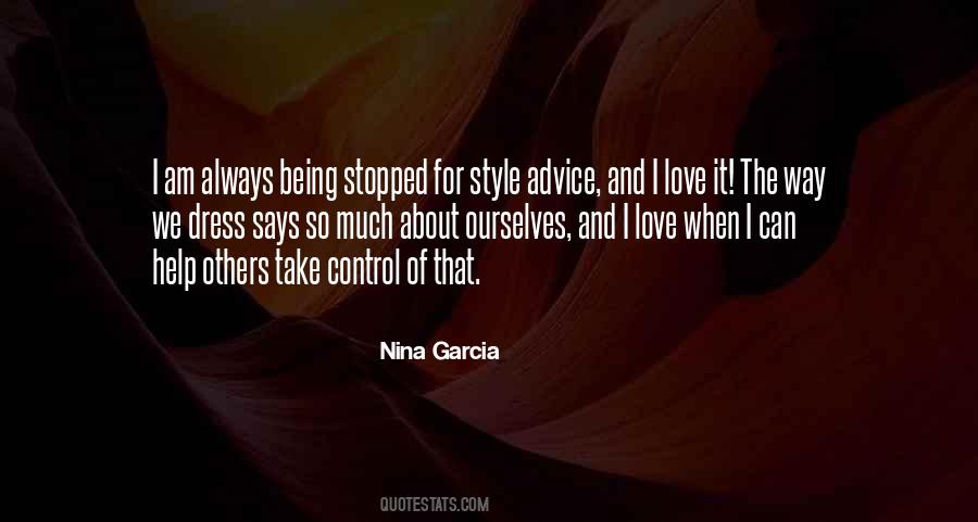 Nina Garcia Quotes #1307261