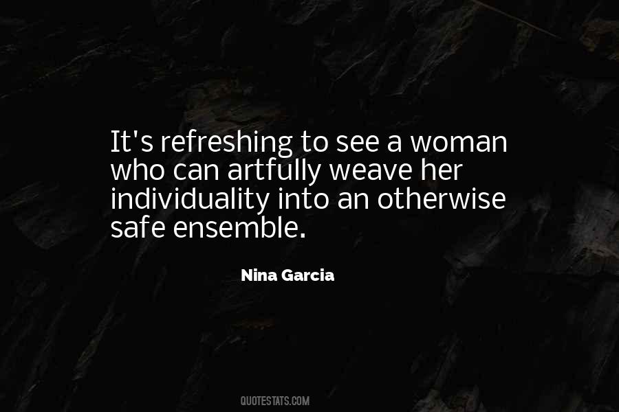 Nina Garcia Quotes #538665