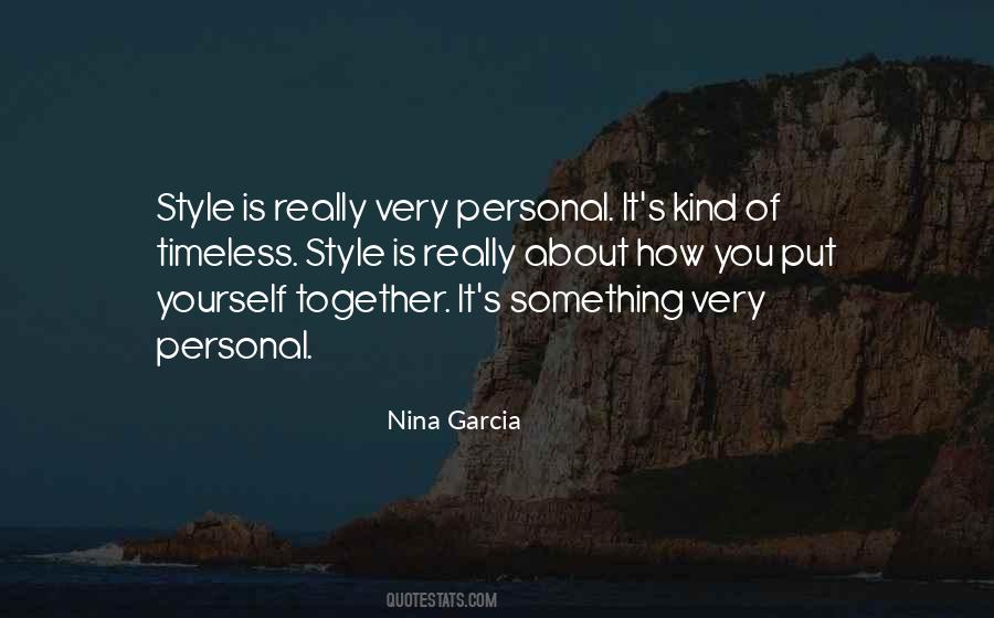 Nina Garcia Quotes #851867