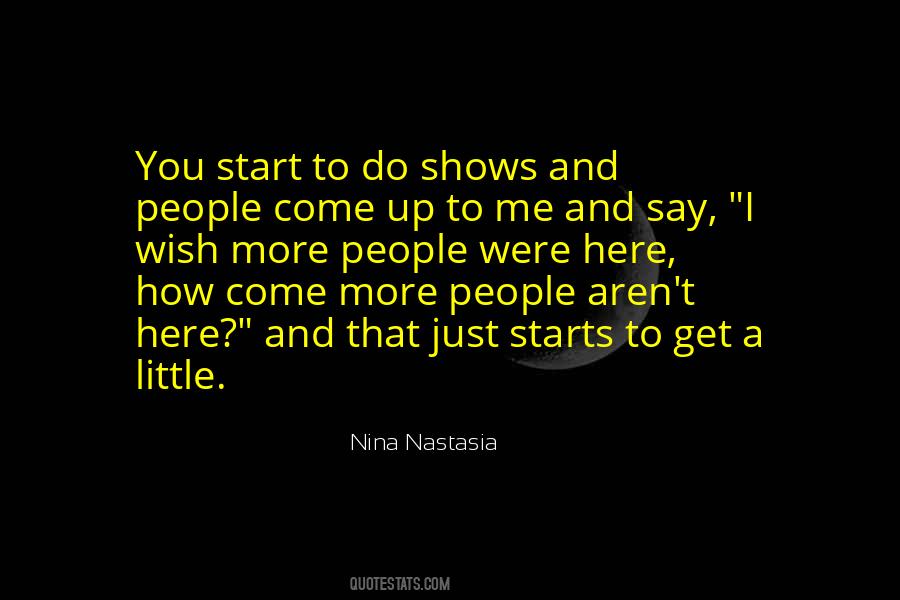 Nina Nastasia Quotes #1802175